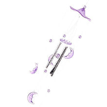 Load image into Gallery viewer, Metal Tubes Crystal Moon/Star/Butterfly/Flower Bell Butterfly Wind Chimes Outdoor Wind Chimes Garden Patio Decor Wind Chimes For Garden Outdoor Yard  Hanging Decor Ornament
