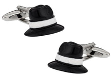 Load image into Gallery viewer, Fedora Hat Cufflinks
