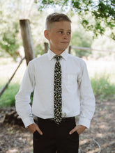 Load image into Gallery viewer, Midnight Floral Boys Tie
