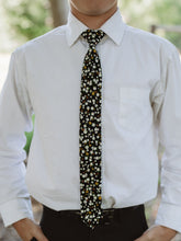 Load image into Gallery viewer, Midnight Floral Boys Tie
