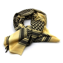 Load image into Gallery viewer, Military Arab Keffiyeh Shemagh Scarf Cotton Winter Shawl Neck Warmer Cover Head Wrap Windproof Tactical Camping Scarf Men Women Shemagh Keffiyeh Men Arab Kufiyah Keffiyeh Arabic Muslim Head Wrap Men Scarf Shawl
