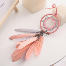 Load image into Gallery viewer, Mini 38cm Dream Catchers Hanging Room Decoration Indian Style Feathers Pendants Bag Key Chains Wind Chimes  Wall Decor Native American Handmade For Bedroom Car &amp; Wall Hanging Decoration Ornaments Dream Catchers For Girls Boys Room
