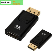 Load image into Gallery viewer, Mini DisplayPort To HDMI-compatible Adapter Male To Female Converter DP To HD Display Port 4K Cable Adapter Video Audio Compatible For PC And Laptop
