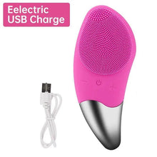 Load image into Gallery viewer, Mini Electric Silicone Facial Cleansing Brush Gentle Exfoliating Massager for all skin types Skin Care Tools
