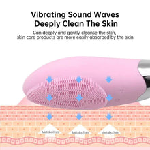 Load image into Gallery viewer, Mini Electric Silicone Facial Cleansing Brush Gentle Exfoliating Massager for all skin types Skin Care Tools
