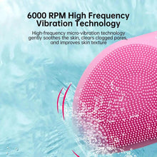 Load image into Gallery viewer, Mini Electric Silicone Facial Cleansing Brush Gentle Exfoliating Massager for all skin types Skin Care Tools
