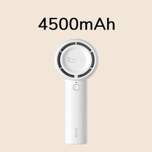 Load image into Gallery viewer, Mini Handheld Fan Unique Design Portable Fan Personal Hand Fan USB Rechargeable with Powerful Turbo Wind Mini Portable Fan with 18H Max Cooling Time USB Rechargeable Hand Fan
