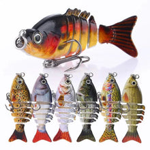 Load image into Gallery viewer, Mini Multi Jointed Swimbait Fishing Lure
