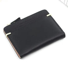 Load image into Gallery viewer, Mini PU Leather Women Elegant  Purse Wallet Simple Design Lightweight Portable Small Female Wallet
