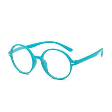 Load image into Gallery viewer, Mini Small Comfortable Round Reading Glasses Female Male Black Red Bendable Retro Ultra Light Hyperopia Frame +1.0 to +4.0
