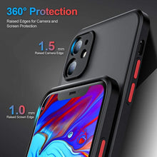 Load image into Gallery viewer, Minimalistic Shockproof Armor Case For iPhone 13 14 12 11 Pro Max XR XS X Luxury Silicone Bumper Clear Hard Cover Mini Luxury Silicone Bumper Clear Hard Cover
