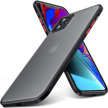 Load image into Gallery viewer, Minimalistic Shockproof Armor Case For iPhone 13 14 12 11 Pro Max XR XS X Luxury Silicone Bumper Clear Hard Cover Mini Luxury Silicone Bumper Clear Hard Cover
