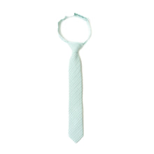Load image into Gallery viewer, Mint Stripe Boys Tie
