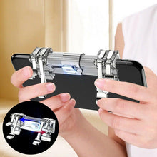 Load image into Gallery viewer, Mobile Trigger Gamepad Controller Sensitive Touch Fire Button Shooter Grip Trigger Aim Key Joystick for IOS Android
