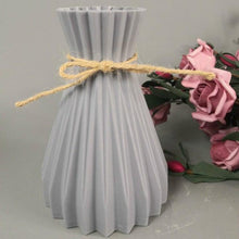 Load image into Gallery viewer, Modern Artifical Floral Plastic Vase Imitation Ceramic Flower Pot For Home Decor Living Room Centerpieces And Events Ornamnet
