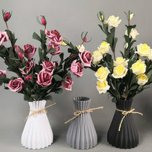 Load image into Gallery viewer, Modern Artifical Floral Plastic Vase Imitation Ceramic Flower Pot For Home Decor Living Room Centerpieces And Events Ornamnet

