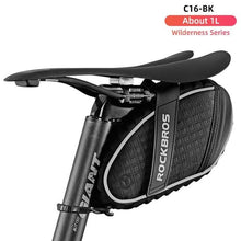 Load image into Gallery viewer, Modern Bike Bag Seat Bag Bike Accessories Bike Seat Bag Waterproof Bicycle  Bag Under Seat 3D Shell Cycling Seat Pack For Mountain Road Bikes
