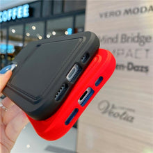 Load image into Gallery viewer, Modern Card Candy Color Phone Case For iPhone 12 11 13 Pro Max 12 13 Pro 11 Shockproof Bumper Soft Back Cover Colorful Silicone Phone Cover
