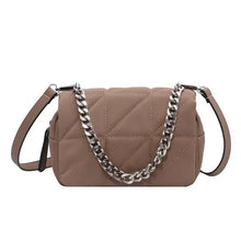 Load image into Gallery viewer, Modern Designer Metal Chain Clutches , Mini Shoulder Bag Satchel Style Nylon Small Crossbody Bags For Women And Girls
