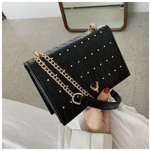 Load image into Gallery viewer, Modern Elegant Luxury Sterling Pu Leather Crossbody Bags For Women And Girls Designer Chains Shoulder Messenger Bag For Female
