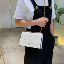 Load image into Gallery viewer, Modern Elegant Luxury Sterling Pu Leather Crossbody Bags For Women And Girls Designer Chains Shoulder Messenger Bag For Female
