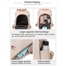 Load image into Gallery viewer, Modern Elegant  Waterproof Women's Backpack Fashionable Anti-theft Women Backpacks Nice Print School Bag High Quality Large Capacity Backpack
