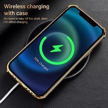 Load image into Gallery viewer, Modern Green Leather Case for iPhone 14 Pro Max Mini 13 11 Pro Max X XR XS Max 13 Mini Cases Luxury PU Leather Covers Luxury Cover Gold Edge  for Women Girls Slim Leather Elegant Iphone Protective Cover
