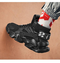 Load image into Gallery viewer, Modern High Top Beige Men's Sneakers Chunky Men Shoes Fashion Casual Breathable Men's Height Increasing Casual Outdoor High Quality Sport Sneakers
