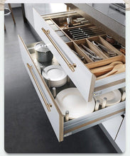 Load image into Gallery viewer, Modern Light Luxury Zinc Alloy Door Handle Cabinet Handle Drawer Handle Fashion Furniture Handle Hardware Cabinet Pulls Brushed Nickel Stainless Steel Kitchen Drawer Pulls Cabinet Handles
