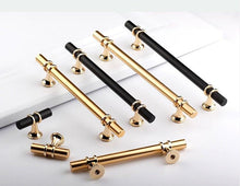 Load image into Gallery viewer, Modern Light Luxury Zinc Alloy Door Handle Cabinet Handle Drawer Handle Fashion Furniture Handle Hardware Cabinet Pulls Brushed Nickel Stainless Steel Kitchen Drawer Pulls Cabinet Handles
