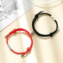 Load image into Gallery viewer, Modern Matching Sun Moon Charm Paired Bracelets Adjustable Magnet Bracelet For Couples Red Rope Bracelets Couple Attraction Friendship Bracelet For Boyfriend Girlfriend
