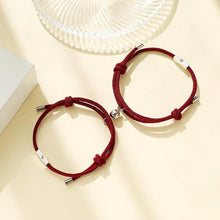 Load image into Gallery viewer, Modern Matching Sun Moon Charm Paired Bracelets Adjustable Magnet Bracelet For Couples Red Rope Bracelets Couple Attraction Friendship Bracelet For Boyfriend Girlfriend
