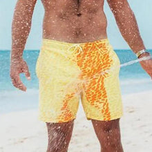 Load image into Gallery viewer, Modern Men's Summer Discoloration Swimming Trunks Magical Change Color Beach Surf Shorts Quick Dry Bathing Short Swim Pants
