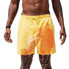 Load image into Gallery viewer, Modern Men's Summer Discoloration Swimming Trunks Magical Change Color Beach Surf Shorts Quick Dry Bathing Short Swim Pants
