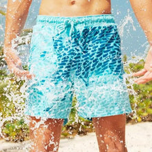 Load image into Gallery viewer, Modern Men's Summer Discoloration Swimming Trunks Magical Change Color Beach Surf Shorts Quick Dry Bathing Short Swim Pants
