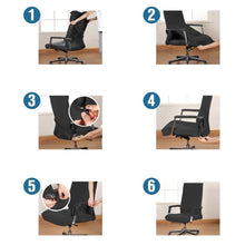 Load image into Gallery viewer, Modern Office Chair Covers Stretch Washable Computer Chair Slipcovers for Universal Rotating Chair  Spandex Anti dirty Computer Chair Cover Elastic Polyester Office Chair Cover Easy Washable Removable With Armrest Cover
