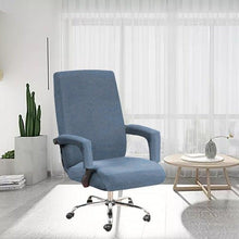 Load image into Gallery viewer, Modern Office Chair Covers Stretch Washable Computer Chair Slipcovers for Universal Rotating Chair  Spandex Anti dirty Computer Chair Cover Elastic Polyester Office Chair Cover Easy Washable Removable With Armrest Cover
