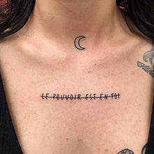 Load image into Gallery viewer, Modern Small Tattoo Sun Moon Heart Waterproof Temporary Tattoos High Quality Design For Womens
