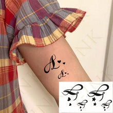 Load image into Gallery viewer, Modern Small Tattoo Sun Moon Heart Waterproof Temporary Tattoos High Quality Design For Womens
