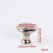 Load image into Gallery viewer, Modern  Stainless Steel Kitchen Door Cabinet Bar Handle Pull Knob Cabinet Knobs Furniture Handle Cupboard Drawer Handle Stainless Steel Hollow Tube Bar Drawer Pulls Cupboard Knob For Kitchen Furniture Hardware

