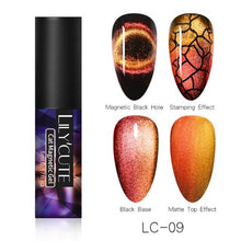 Load image into Gallery viewer, Modern Styllish Elegant 9D Cat Magnetic Nail Gel Polish UV LED  Permanent Elegant Colorful Charming Effect For Womens

