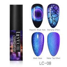 Load image into Gallery viewer, Modern Styllish Elegant 9D Cat Magnetic Nail Gel Polish UV LED  Permanent Elegant Colorful Charming Effect For Womens
