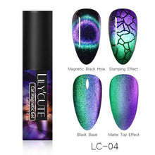 Load image into Gallery viewer, Modern Styllish Elegant 9D Cat Magnetic Nail Gel Polish UV LED  Permanent Elegant Colorful Charming Effect For Womens
