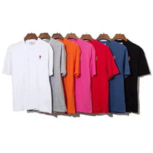 Load image into Gallery viewer, Modern Summer New Hearts A Love Embroidered Simple Design Masculine Fashion Short Sleeve T-Shirt Men's T-Shirt  Men's Short Sleeve Tees Cotton T-Shirts for Men
