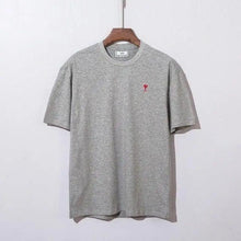 Load image into Gallery viewer, Modern Summer New Hearts A Love Embroidered Simple Design Masculine Fashion Short Sleeve T-Shirt Men's T-Shirt  Men's Short Sleeve Tees Cotton T-Shirts for Men
