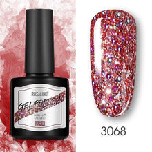 Load image into Gallery viewer, Modern Womens Glossy Colorful 8ml Nail Gel Polish Permanent UV LED  High Quality Crystal Effect Design
