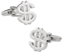 Load image into Gallery viewer, Dollar Sign Cufflinks
