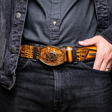 Load image into Gallery viewer, Montana Belt Mustard / Brown
