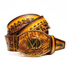 Load image into Gallery viewer, Montana Belt Mustard / Brown
