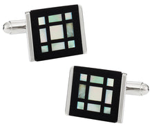 Load image into Gallery viewer, Mother of Pearl Window Cufflinks
